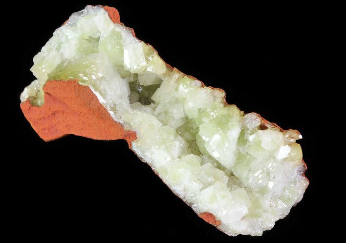 Gemmy, Yellow-Green Adamite Crystals - Durango, Mexico #65315